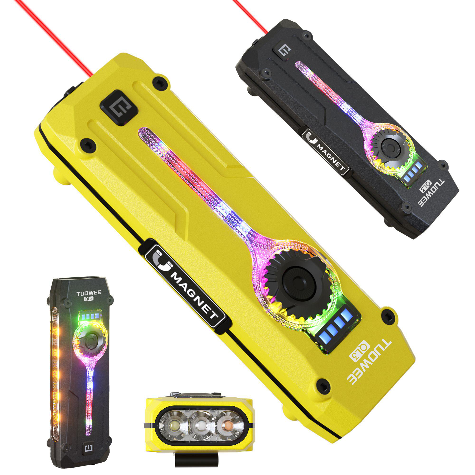 Outdoor Lighting Bollards - Rechargeable EDC Flat Pro Flashlight with