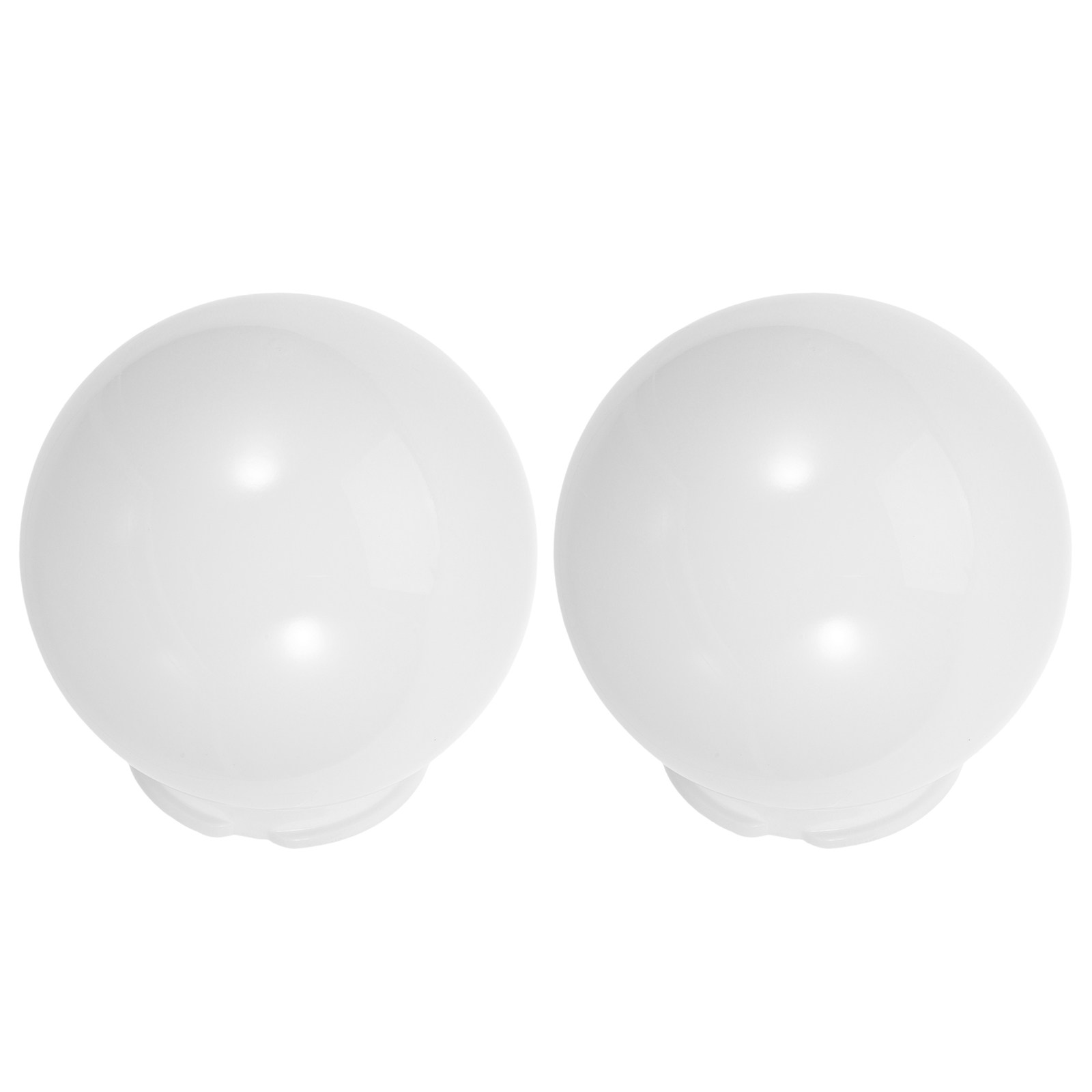 Outdoor Lighting Design - 2Pcs Outdoor Globe Lampshades White Spherical
