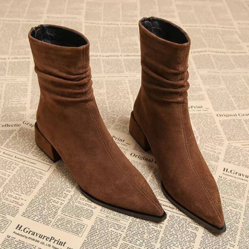 Outdoor Lighting Design - Women Outdoor Retro Knight Boots Anti-slip