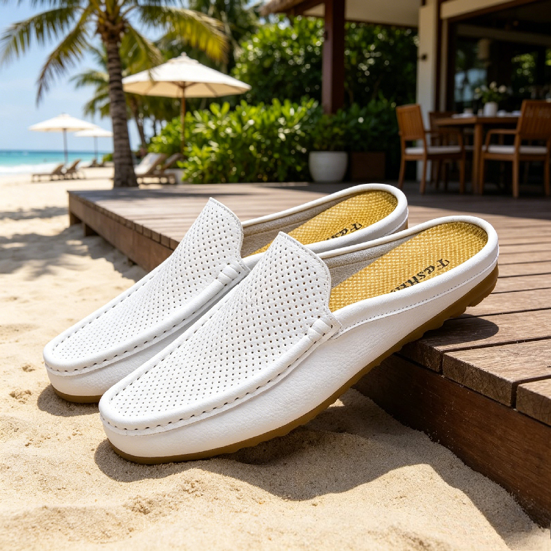Outdoor Lighting Design - Men Casual Loafers Fashion Outdoor Genuine