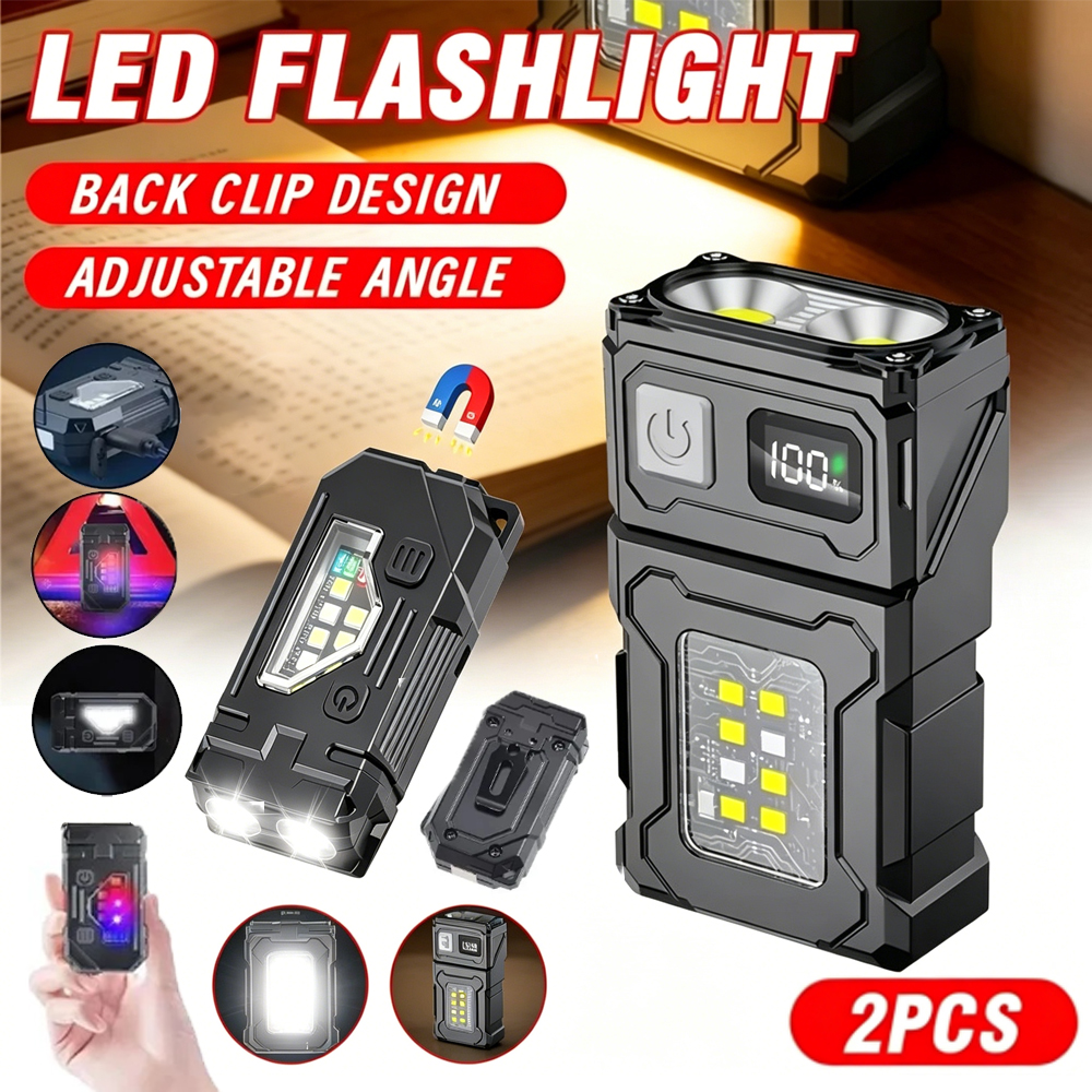 Zinc Outdoor Lighting - Mini USB Recharge LED Flashlight Tail