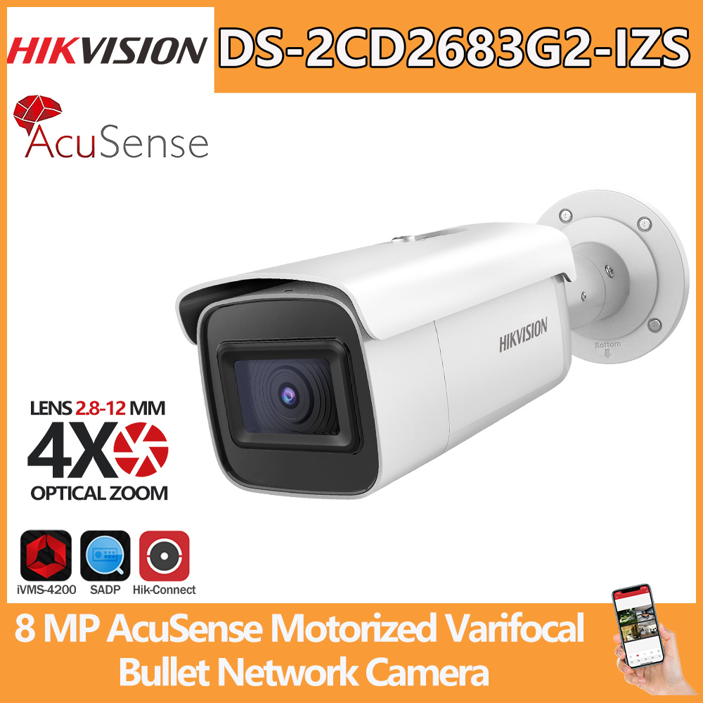 Outdoor Lighting No Electricity - HIkvision DS-2CD2683G2-IZS 8MP IP Camera 4K