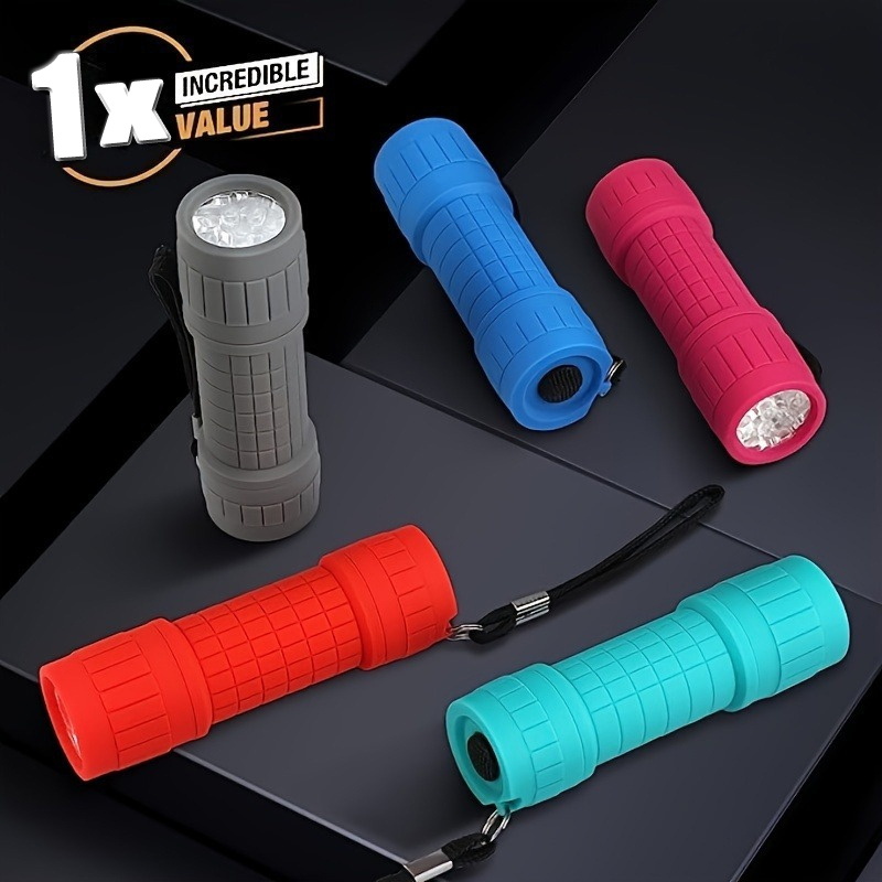 Outdoor Lighting Bollards - Mini Portable Flashlight Nine XPE Lamp