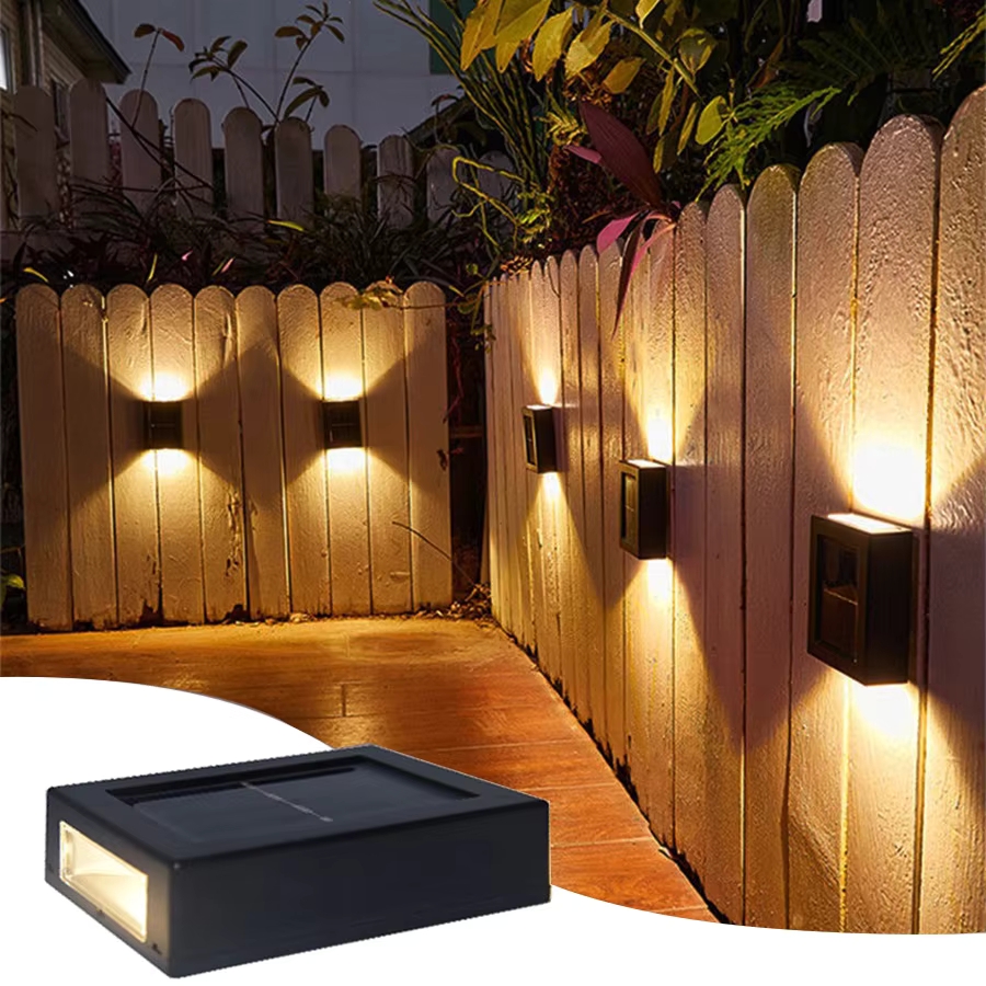 Solar Wall Sconce - Solar LED Outdoor Light Solar Lighting