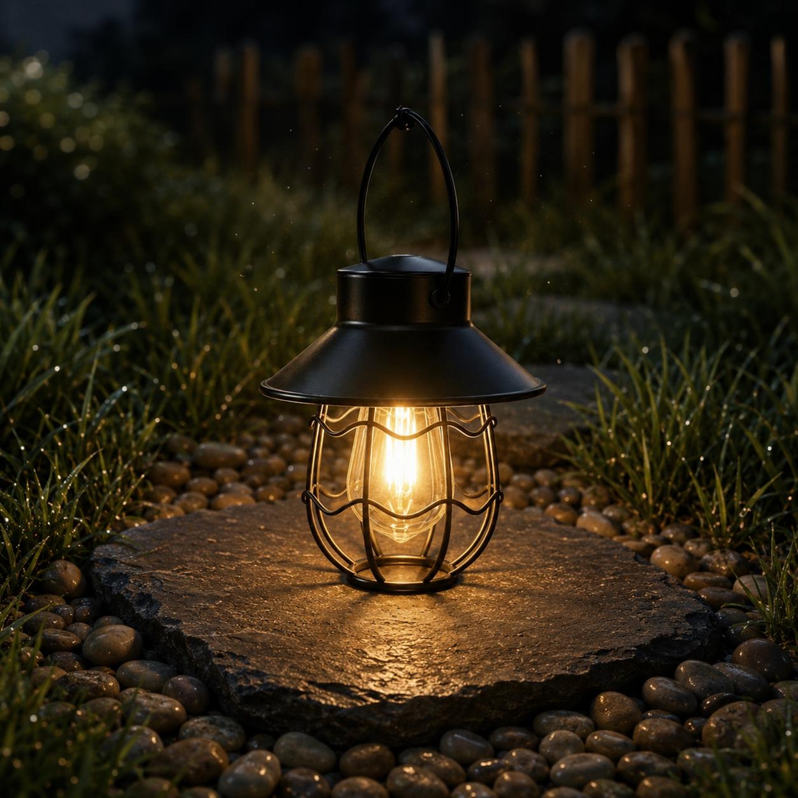 Outdoor Lighting Design - Wavy Frame Lantern Energy Saving Outdoor