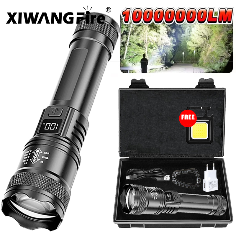 Zinc Outdoor Lighting - Ultra Bright LED Flashlight 2000LM Type-C