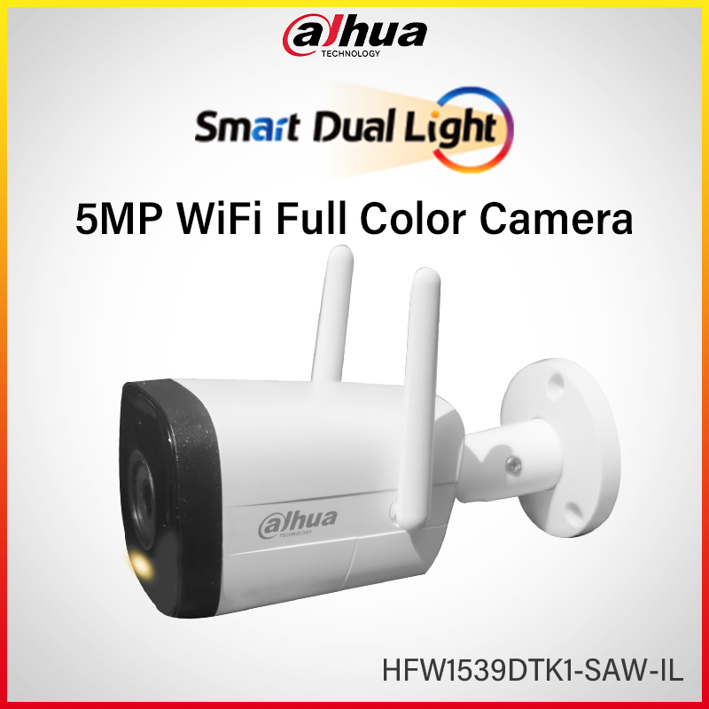 Outdoor Lighting No Electricity - Dahua Wifi 6 5MP Full Color