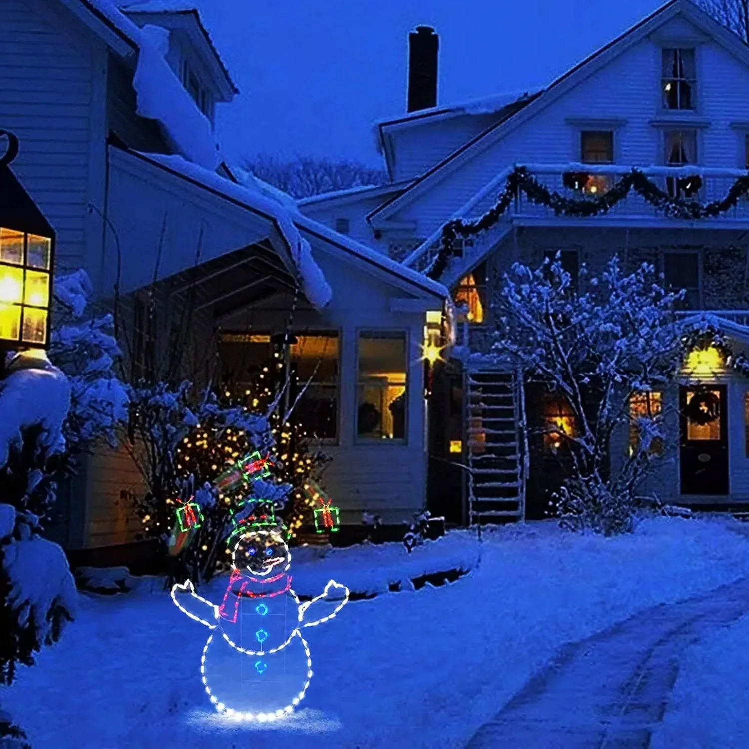 Animated Snowball Light LED Gl - Outdoor Lighting Xmas recension och pris