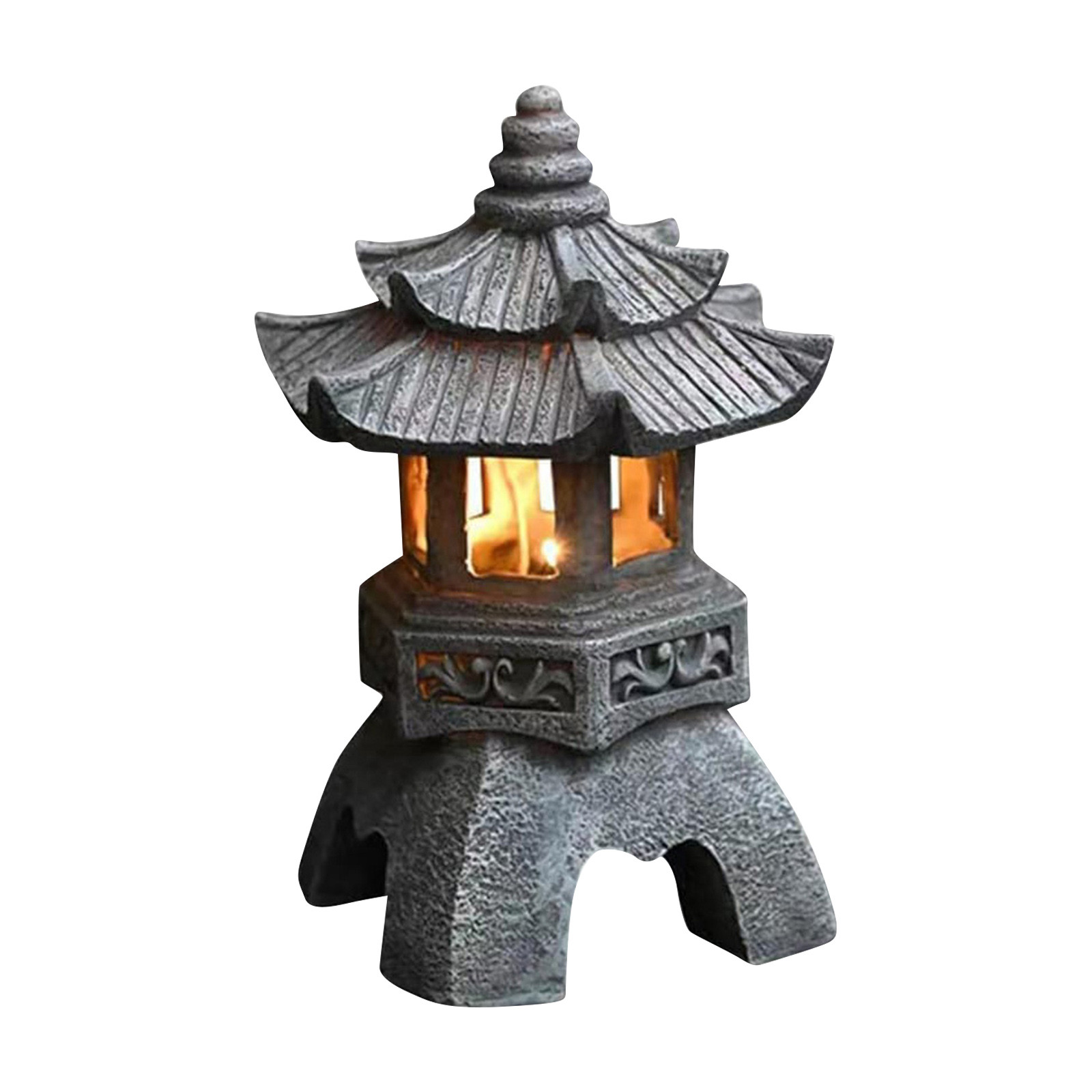 Pagoda Statues Outdoor Solar P - Outdoor Lighting Architectural recension och pris