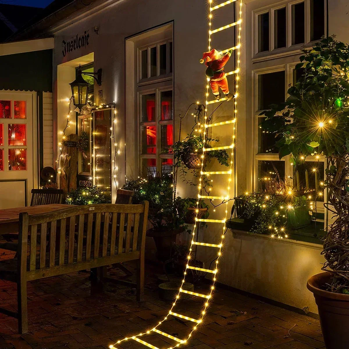 LED Ladder Light for Santa Cla - Outdoor Lighting Xmas recension och pris