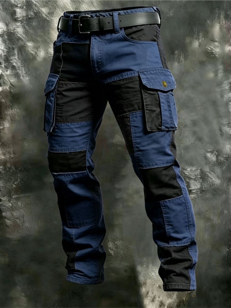 Cotton Men Cargo Pants Khaki C - Outdoor Lighting Jersey recension och pris