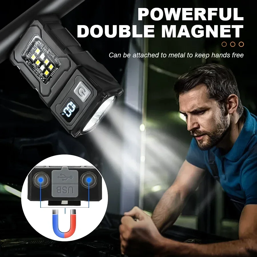 Mini Rechargeable LED Pocket F - Zinc Outdoor Lighting recension och pris