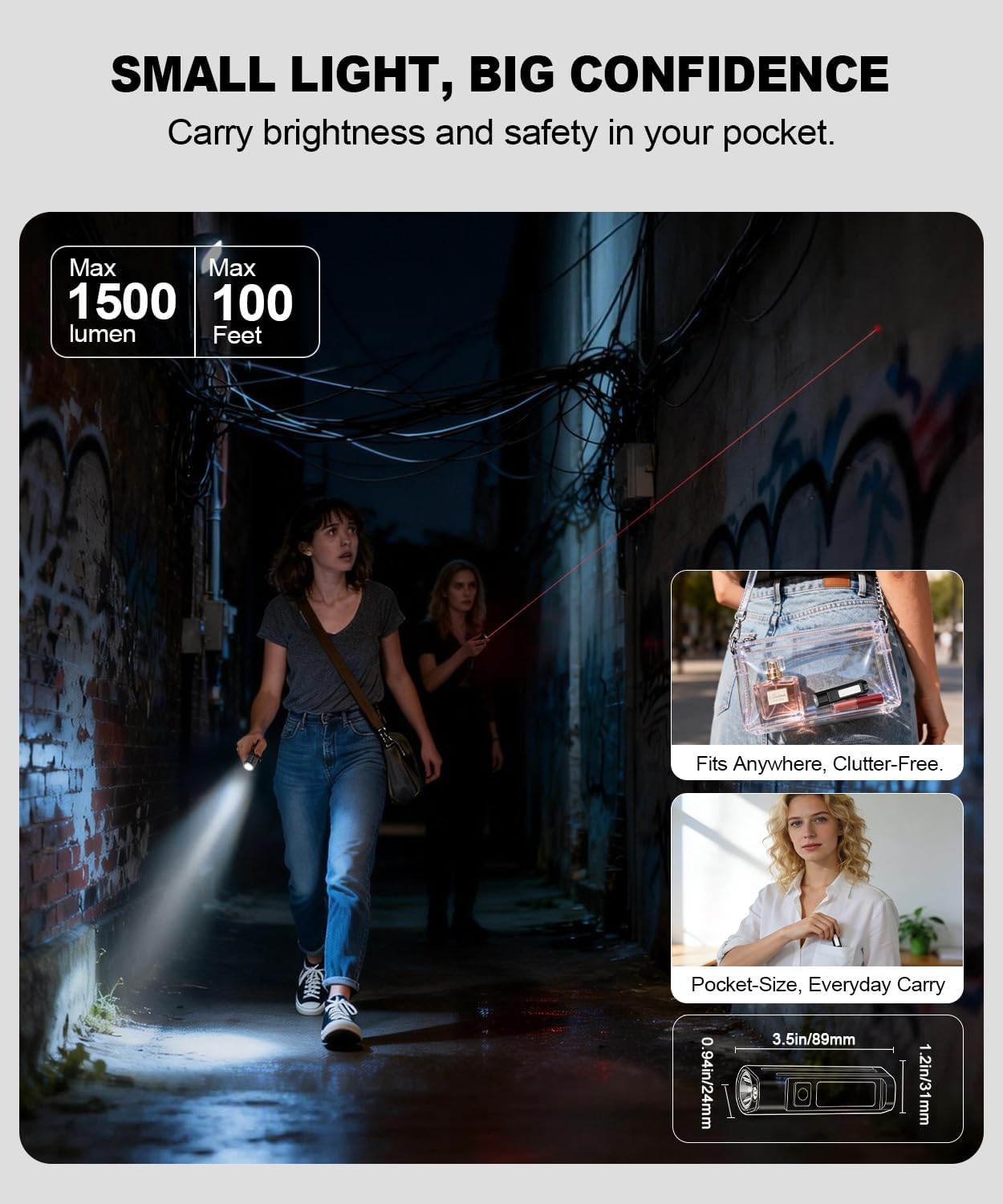 Portable LED FlashlightWaterpr - Outdoor Lighting Bollards recension och pris