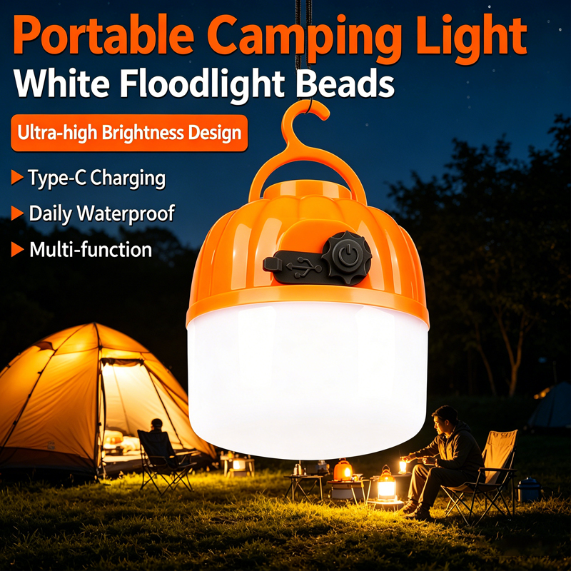 Mini Portable LED Pumpkin Bulb - Zinc Outdoor Lighting recension och pris