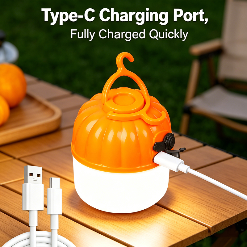 Mini Portable LED Pumpkin Bulb - Zinc Outdoor Lighting recension och pris