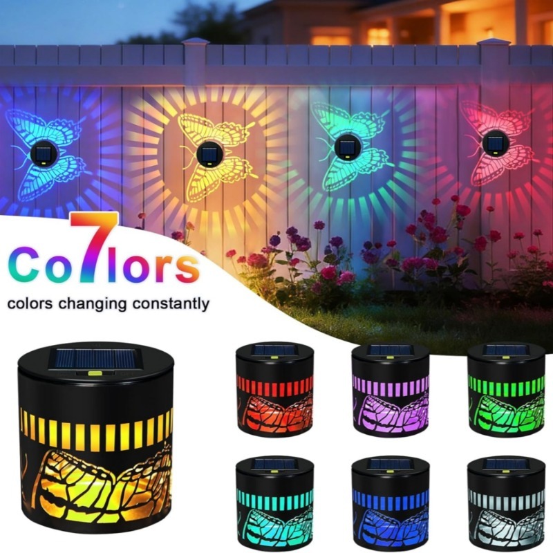 Decorative Solar Butterfly Lig - Solar Wall Sconce recension och pris