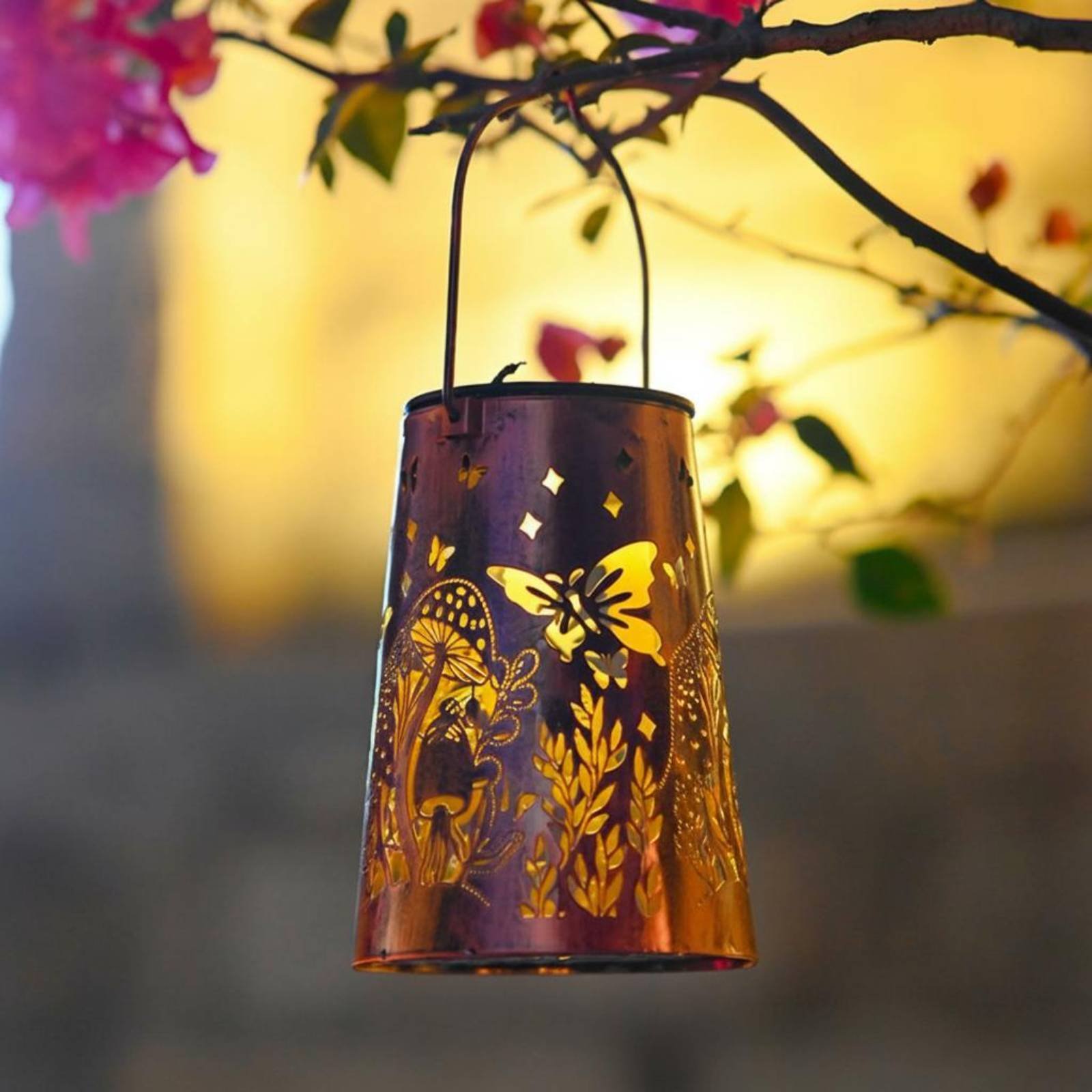 Floral Garden Lantern Pattern  - Outdoor Lighting Design recension och pris
