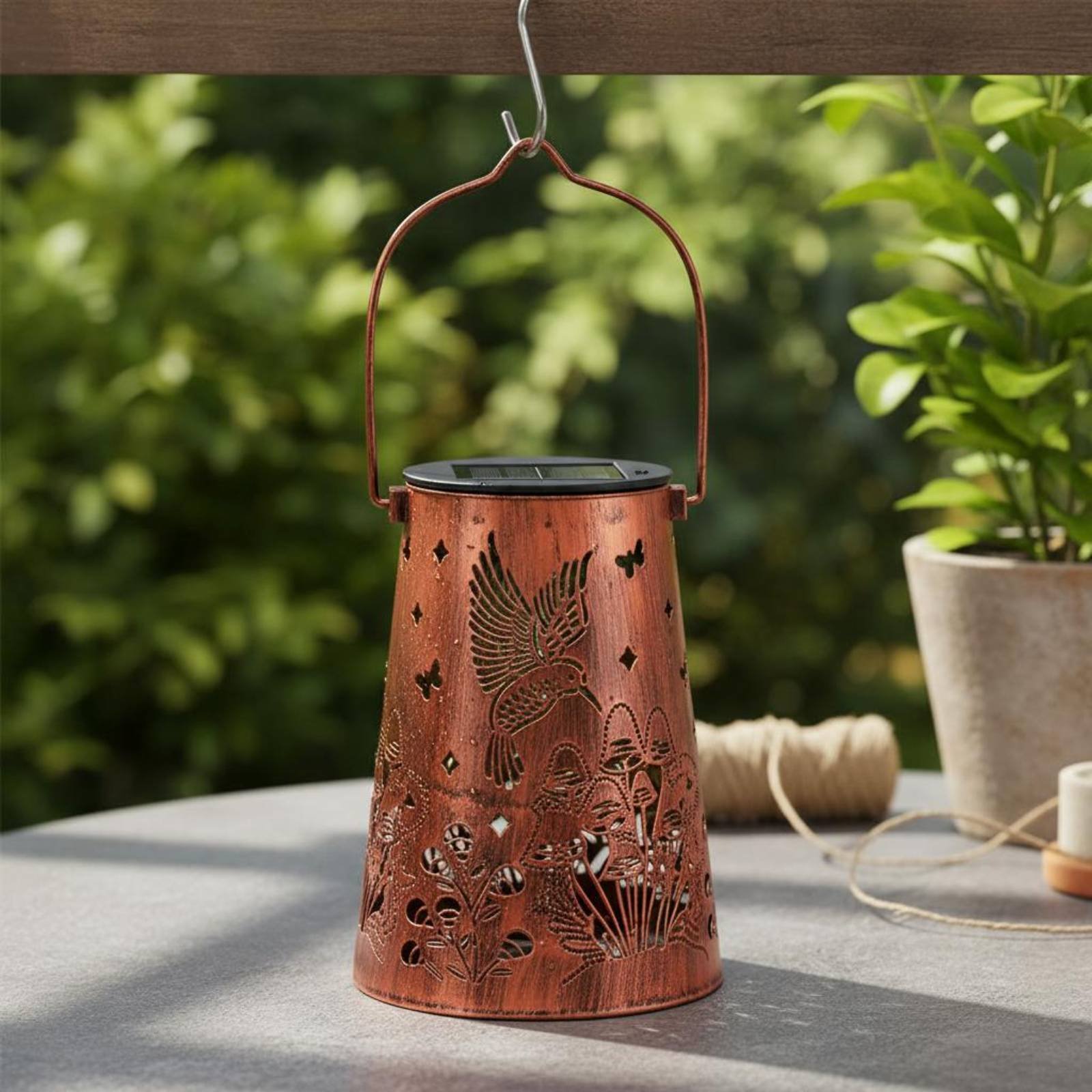 Floral Garden Lantern Pattern  - Outdoor Lighting Design recension och pris