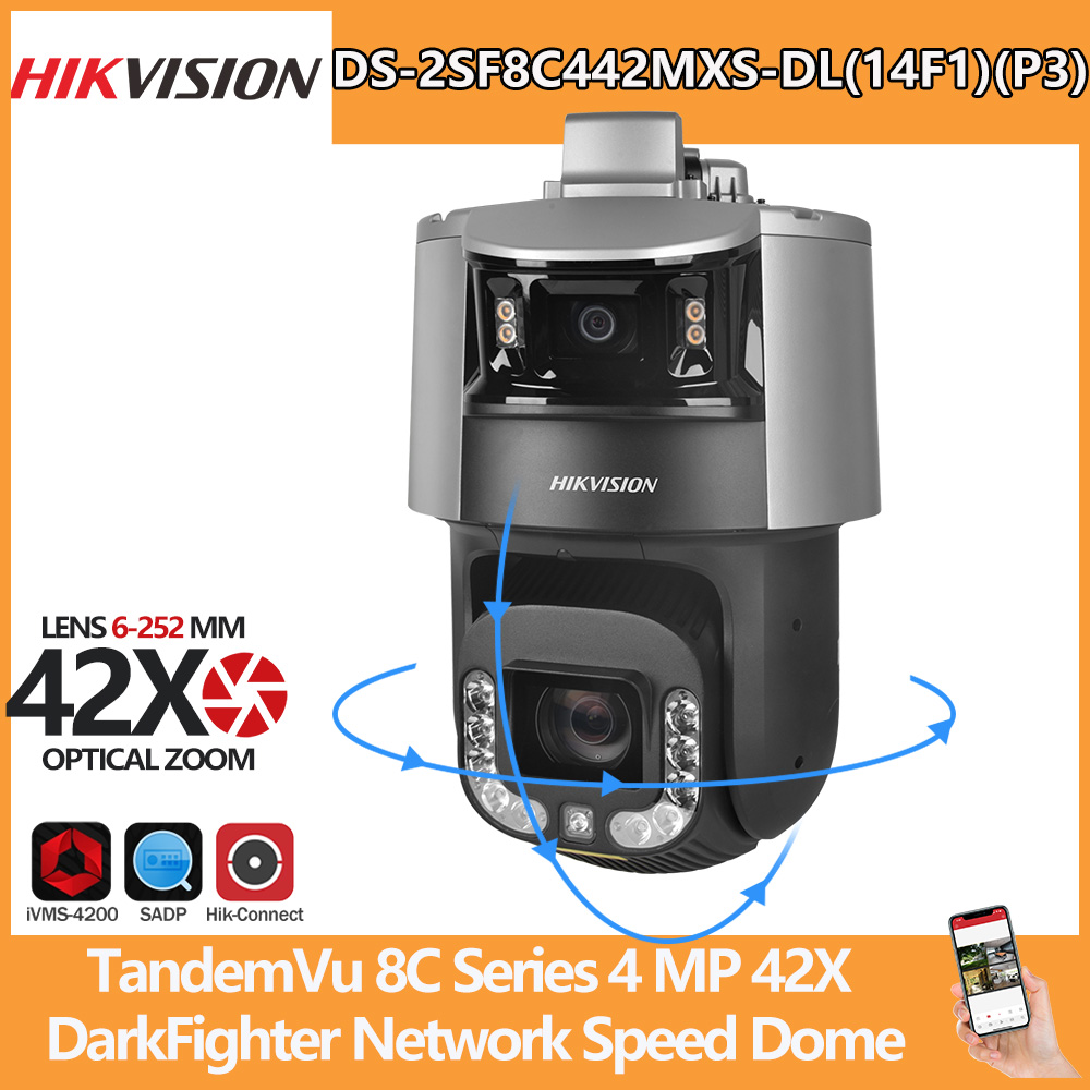 Hikvision PTZ Camera DS-2SF8C4 - Outdoor Lighting No Electricity recension och pris