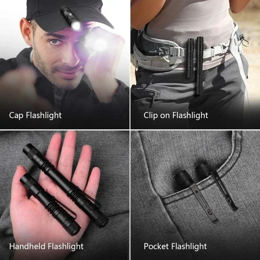 Mini Portable LED Flashlight P - Zinc Outdoor Lighting recension och pris