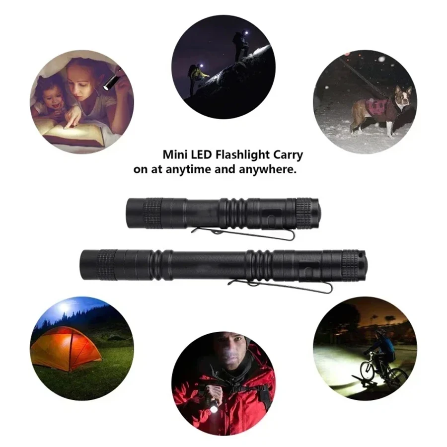 Mini Portable LED Flashlight P - Zinc Outdoor Lighting recension och pris