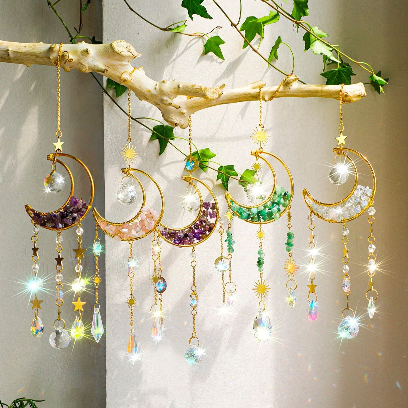 Crystal  Suncatcher Moon Ameth - Outdoor Lighting Xmas recension och pris