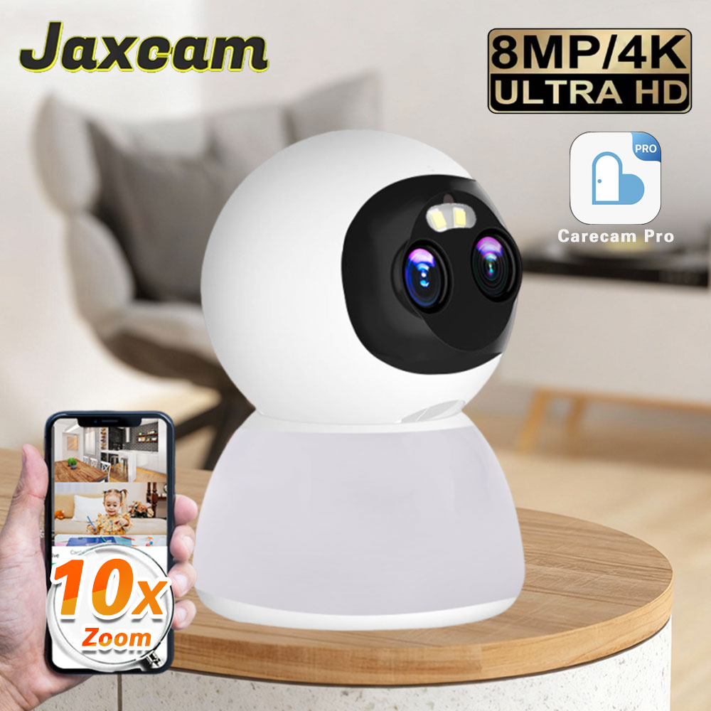 8MP 4K HD 10X PTZ Zoom WiFi PT - Outdoor Lighting No Electricity recension och pris