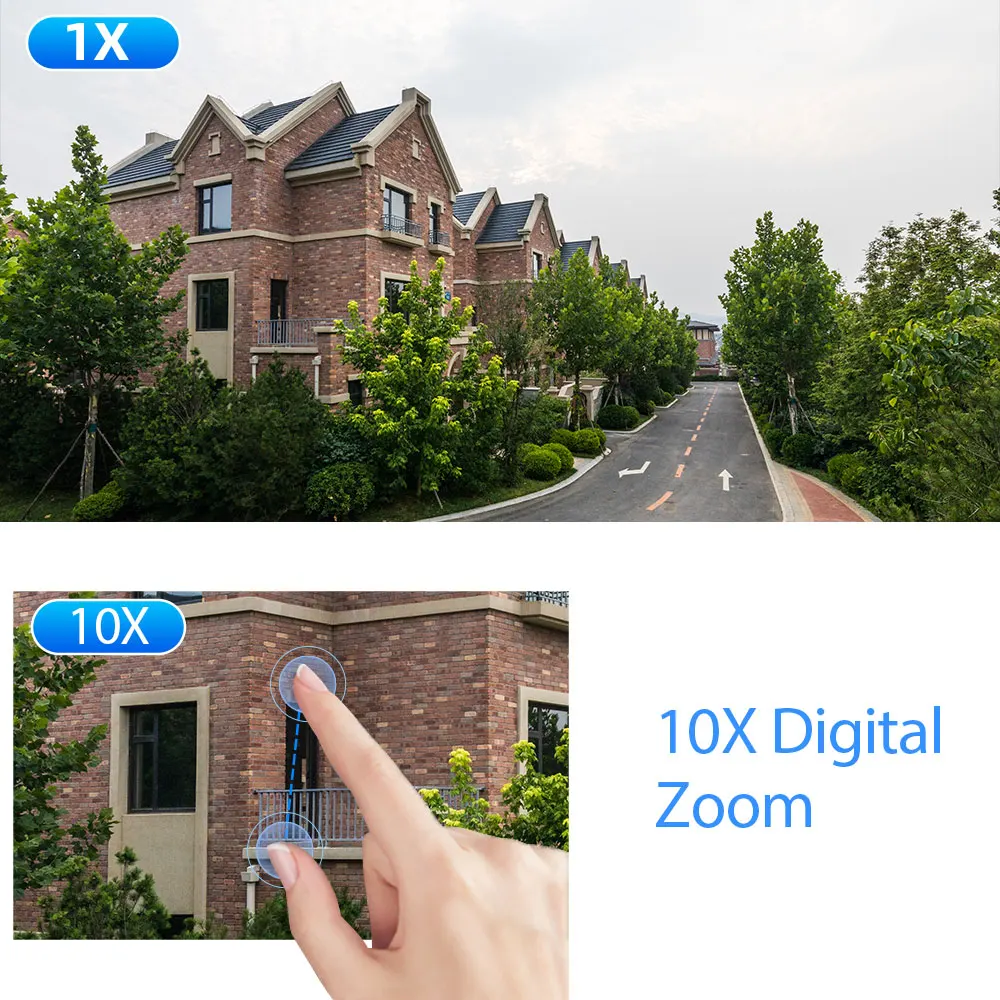 8MP 4K HD 10X PTZ Zoom WiFi PT - Outdoor Lighting No Electricity recension och pris