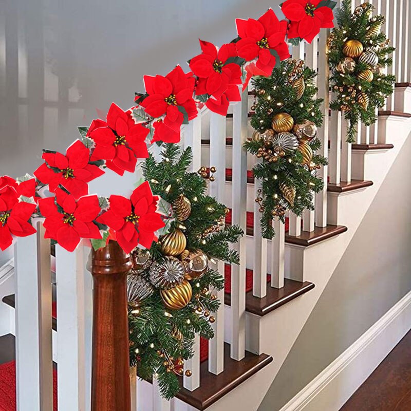 2/3m Christmas Poinsettia Flow - Outdoor Lighting Xmas recension och pris