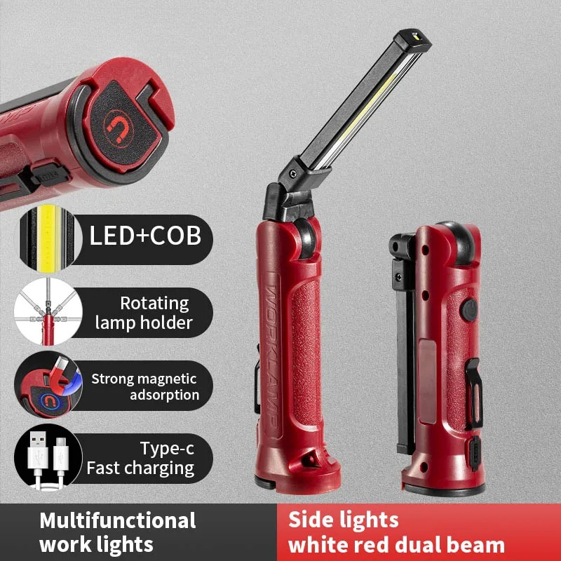 COB LED Work Light Rechargeabl - Zinc Outdoor Lighting recension och pris