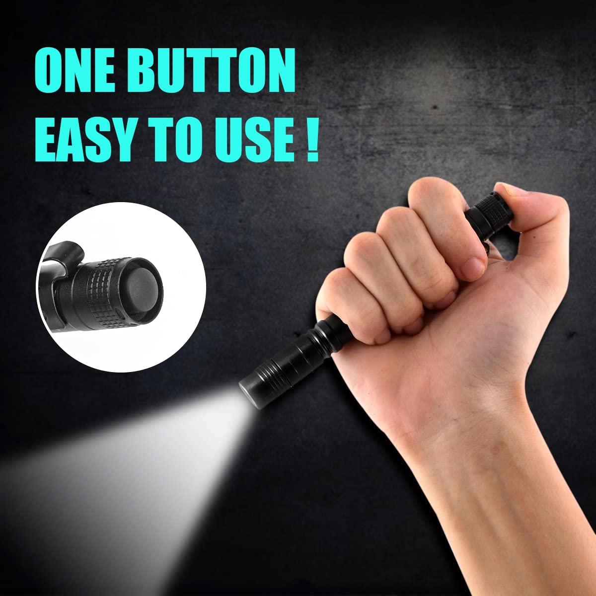 Portable Mini LED Pen Flashlig - Zinc Outdoor Lighting recension och pris
