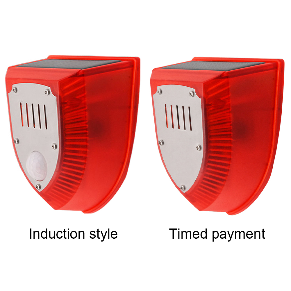 Outdoor Solar Alarm with Motio - Solar Wall Sconce recension och pris