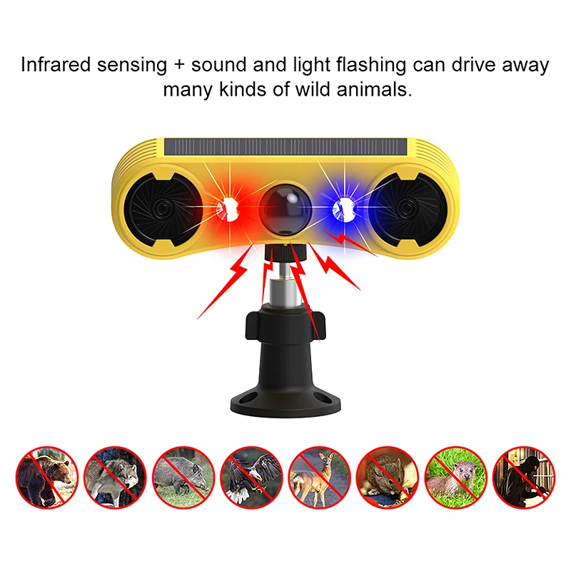 Solar Motion Sensor Alarm LED  - Solar Wall Sconce recension och pris