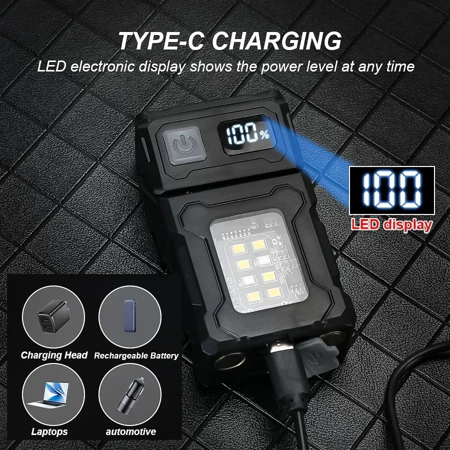 Mini USB Recharge LED Flashlig - Zinc Outdoor Lighting recension och pris