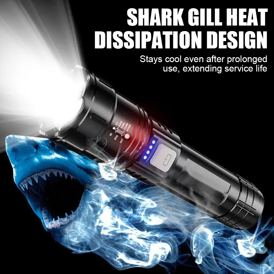 High Power P50 LED Flashlight  - Zinc Outdoor Lighting recension och pris