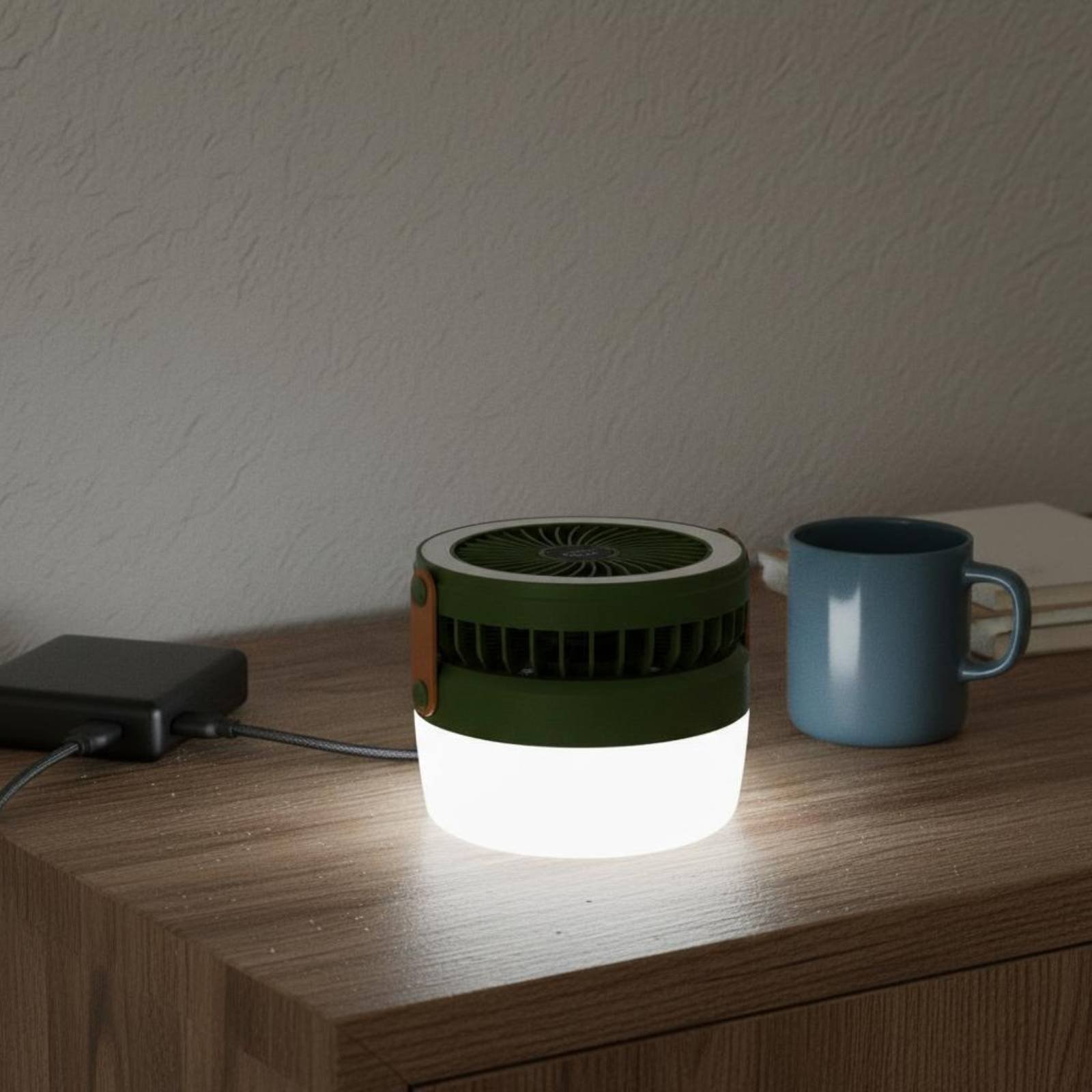 Solar Camping Fan Lantern Fold - Outdoor Lighting Design recension och pris