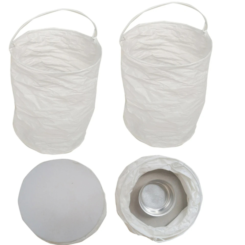 4pcs DIY White Straight Paper  - Outdoor Lighting Xmas recension och pris