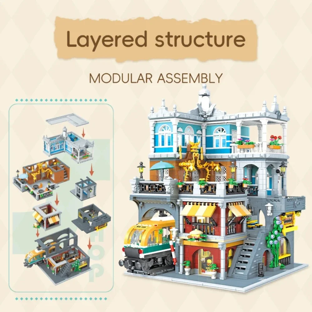 BurgerShop Building Blocks Set - Outdoor Lighting Xmas recension och pris