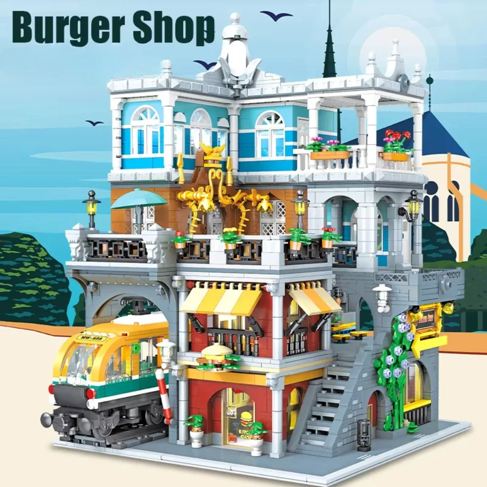 BurgerShop Building Blocks Set - Outdoor Lighting Xmas recension och pris