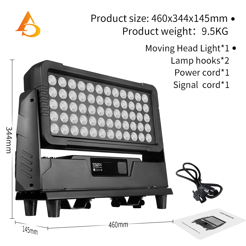 AICPOSE 60x10W RGBW 4in1 IP65  - Outdoor Lighting Architectural recension och pris
