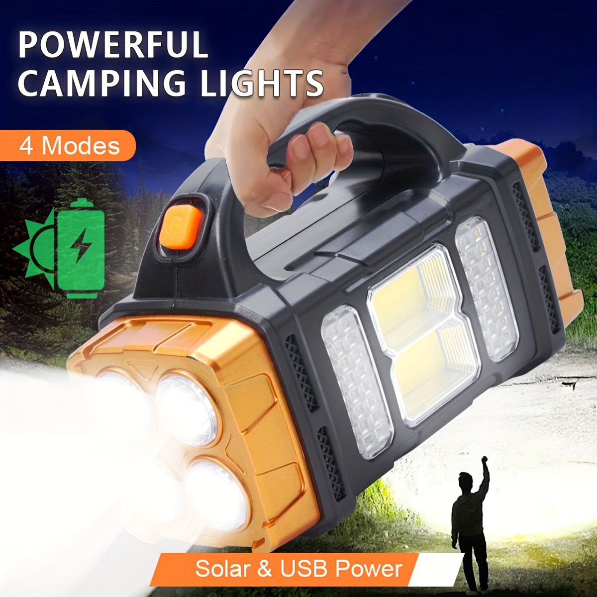 New Upgrade Rechargeable High  - Zinc Outdoor Lighting recension och pris