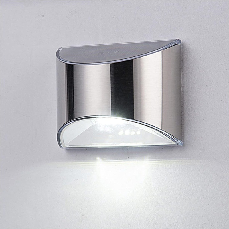 2Pcs Solar Garden Light Stainl - Solar Wall Sconce recension och pris
