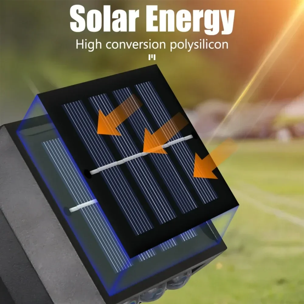4/6/8 LED Solar Outdoor Light  - Solar Wall Sconce recension och pris