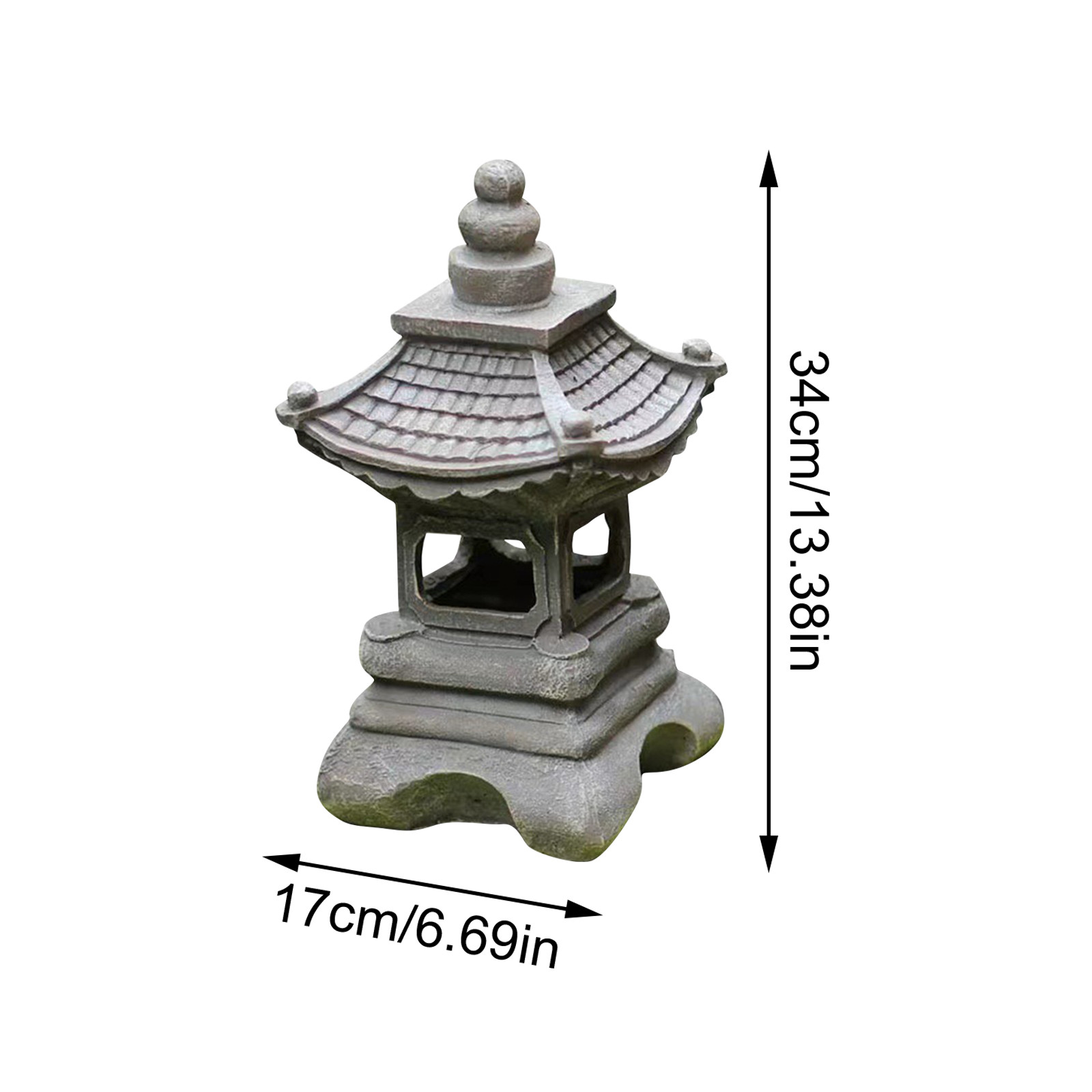 Pagoda Statues Outdoor Solar P - Outdoor Lighting Architectural recension och pris