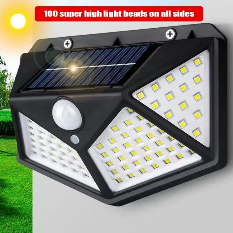 100Led Multifunctional Solar L - Solar Wall Sconce recension och pris