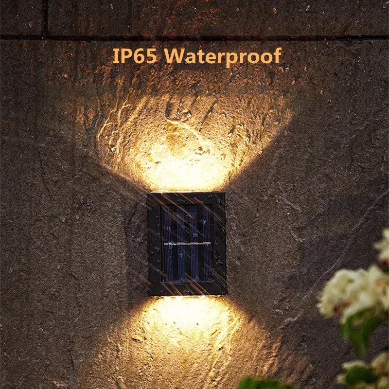 Solar LED Outdoor Light Solar  - Solar Wall Sconce recension och pris