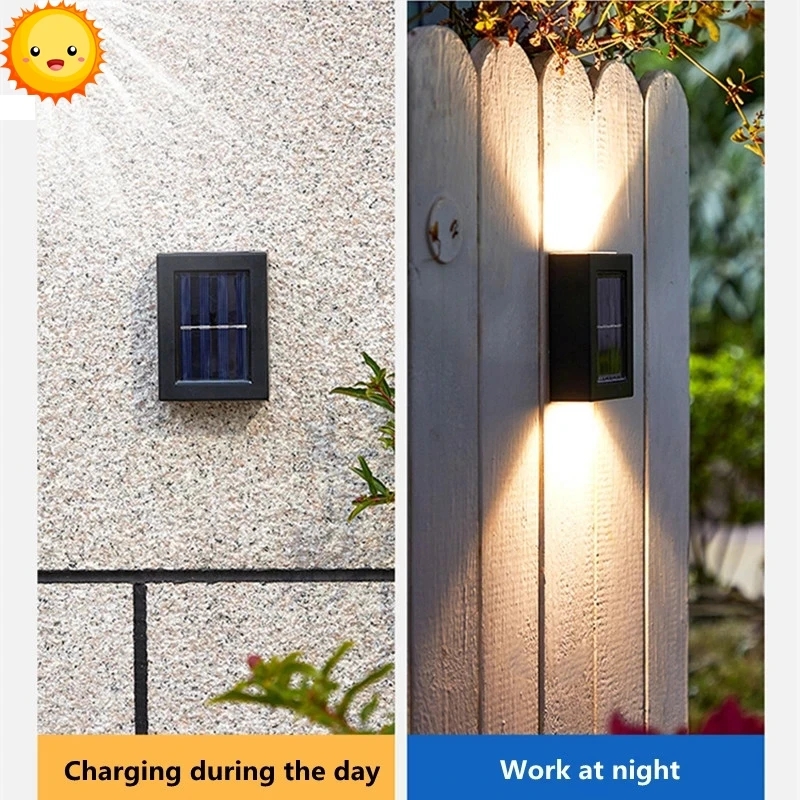 Solar LED Outdoor Light Solar  - Solar Wall Sconce recension och pris