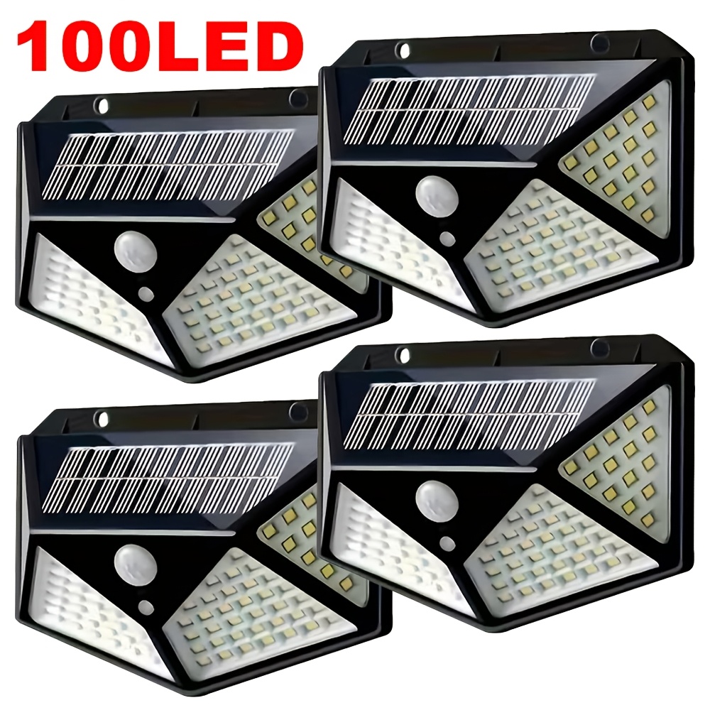 100LED Outdoor Solar Garden Li - Solar Wall Sconce recension och pris