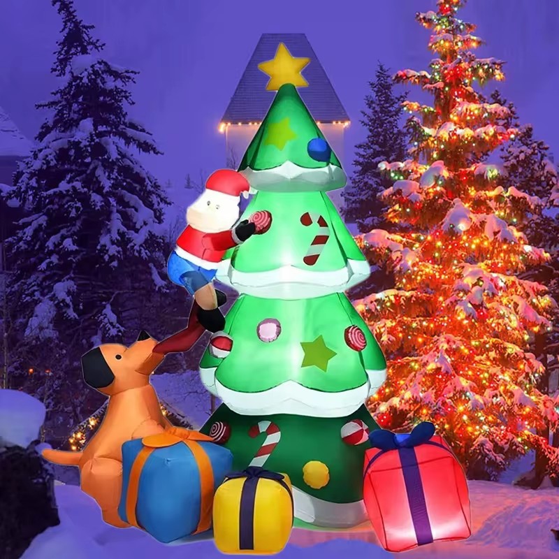 Christmas Tree Inflatable Mode - Outdoor Lighting Xmas recension och pris