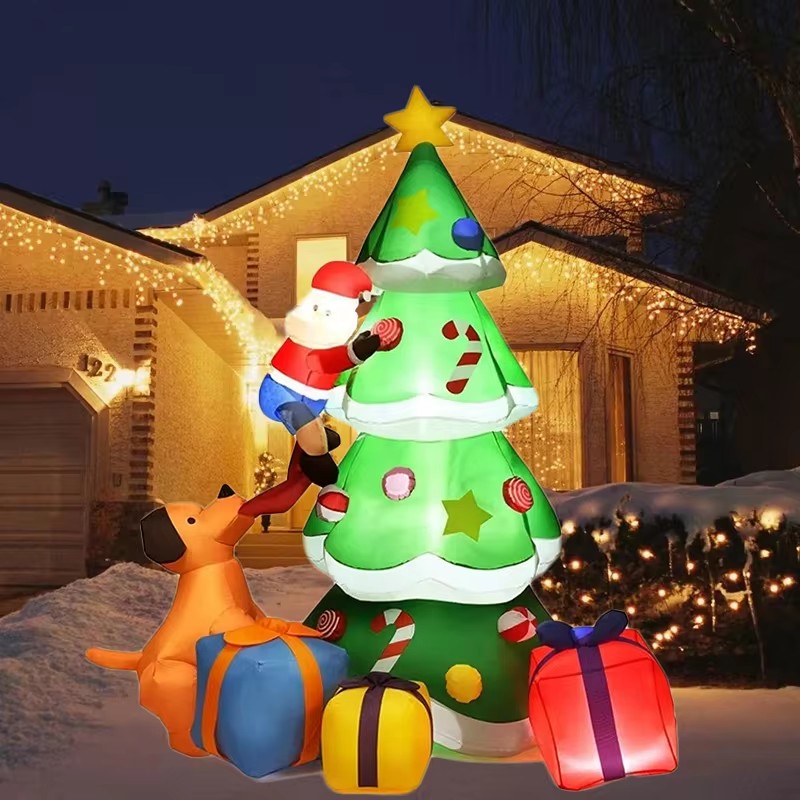 Christmas Tree Inflatable Mode - Outdoor Lighting Xmas recension och pris